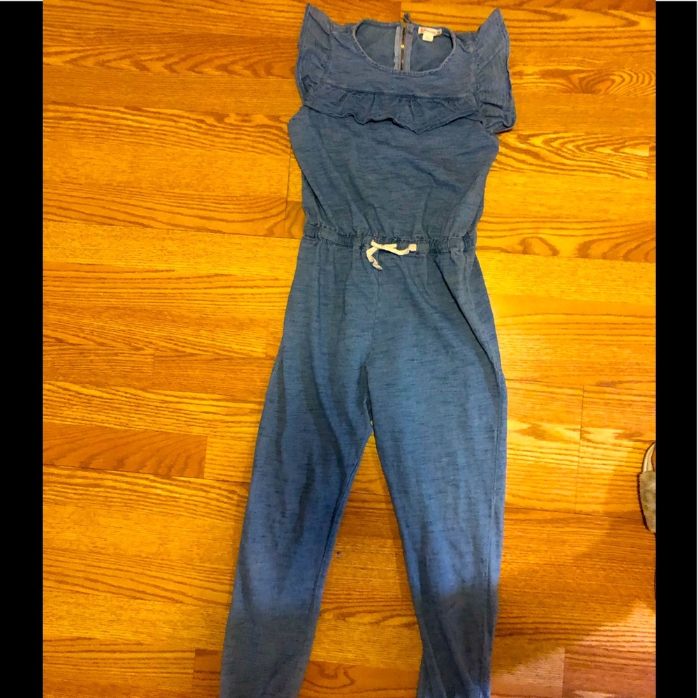 Crewcuts Sleevless denim jumpsuit, barely worn, size 10, great staple